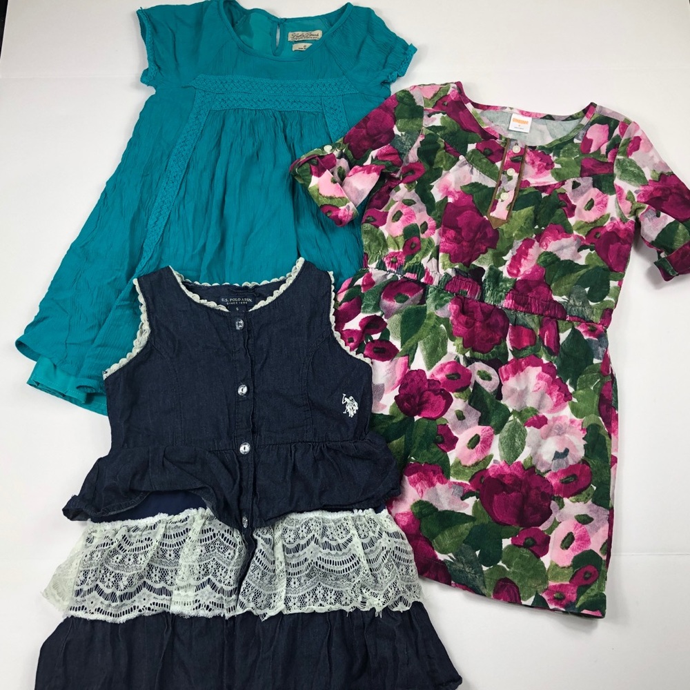 Girls size 6 dress bundle EUC lucky Gymboree polo